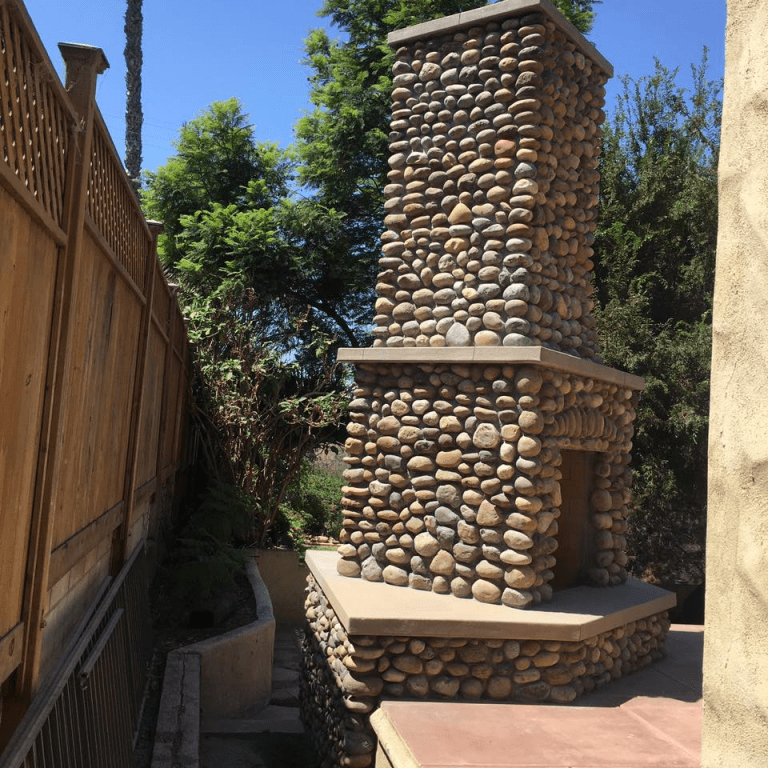 Outside Custom Fireplace-2