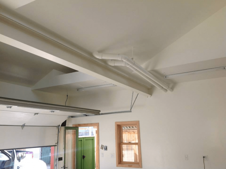 New Garage Construction interior-3