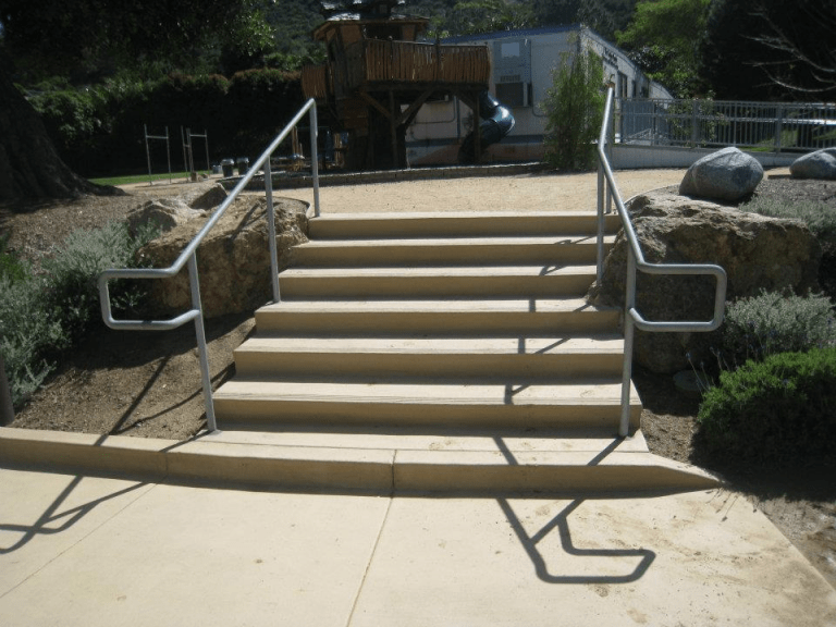 School Concrete Stairs-1