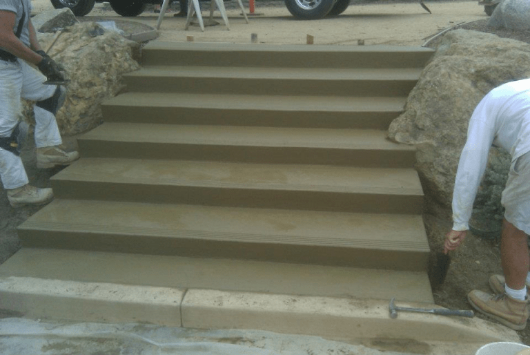 School Concrete Stairs-3