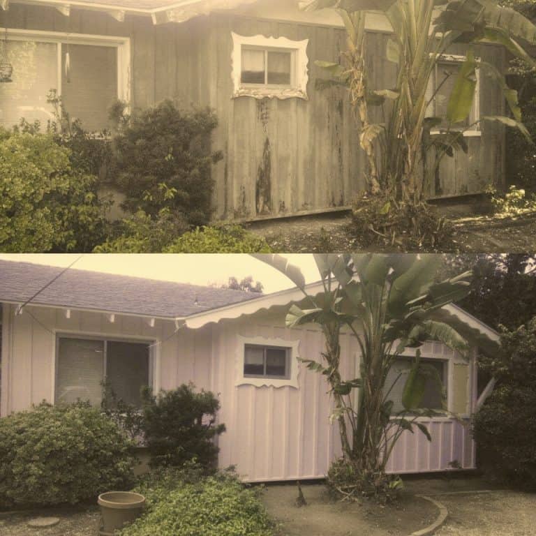 Before-After Exterior Home Treatment